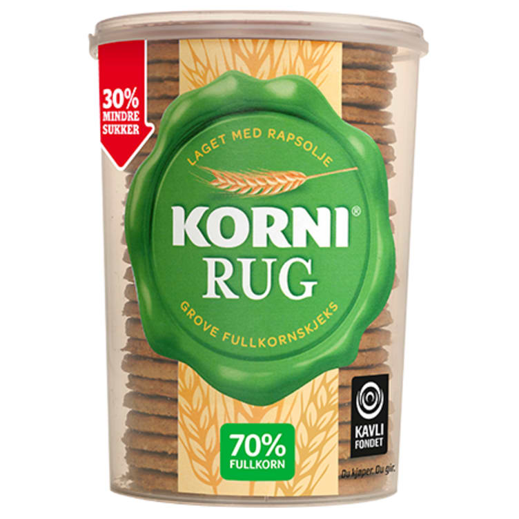 Rugkjeks Fullkorn 290g Kavli