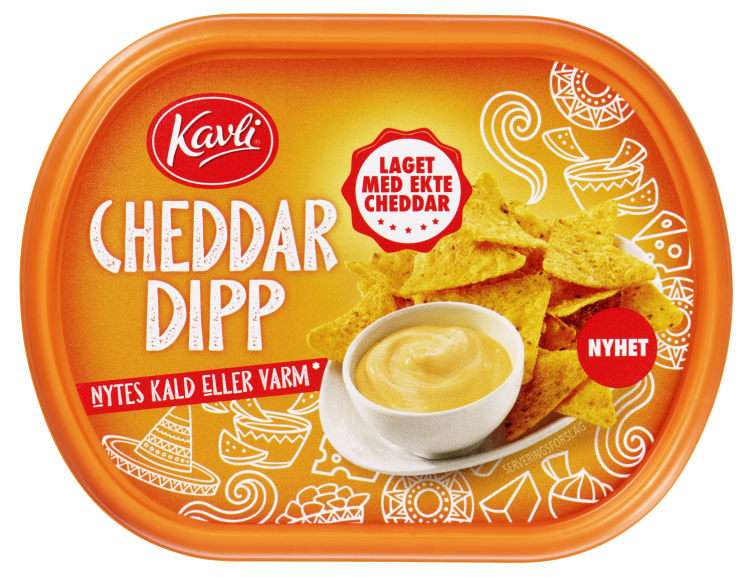 Cheddar Dipp 180g Kavli