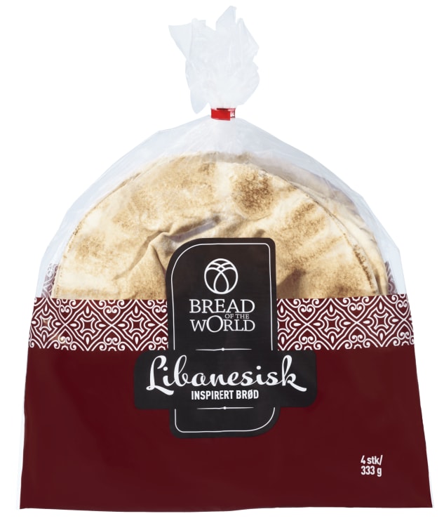 Brød Libanesisk Fint 333g Bread Of The World
