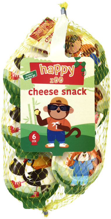 Product Image for Cheese Snack 6x20g Happy Zoo