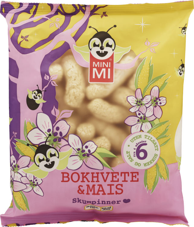 Minimi Skumpinner Mais&Bokhvete 30g Minimi