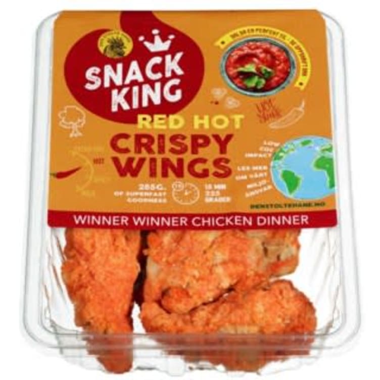 Snack King Crispy Hot Wings 285g Dsh