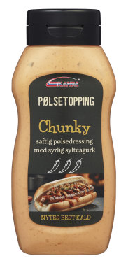 Pølsetopping Chunky 200ml Kanda