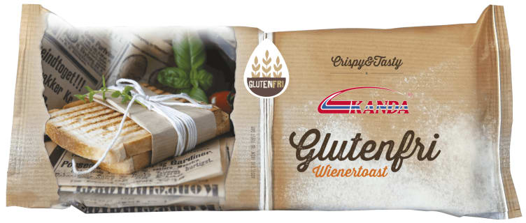 Wienertoast glutenfri 2pk 180g Kanda