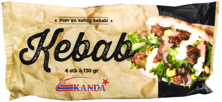 Bilde av Kebab Porsjon 4x130g Kanda