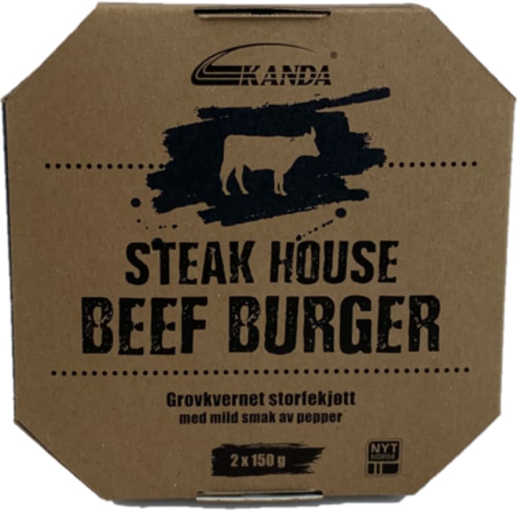 Bilde av Steak House Beef Burger 2stkx150g Kanda