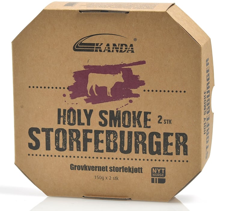 Bilde av Storfeburger Holy Smoke 2x150g Kanda