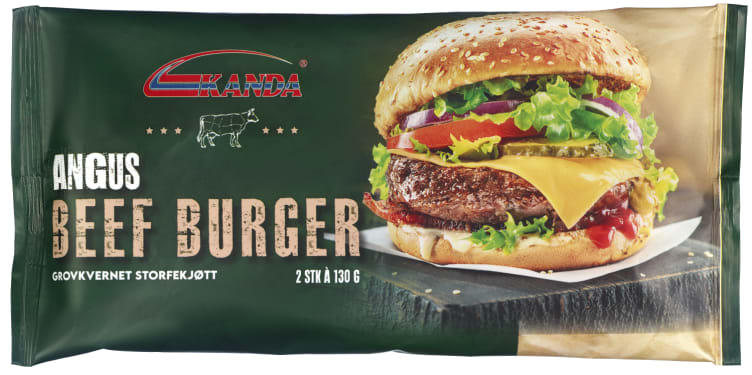 Product Image for Beef Burger Angus 2x130g Kanda