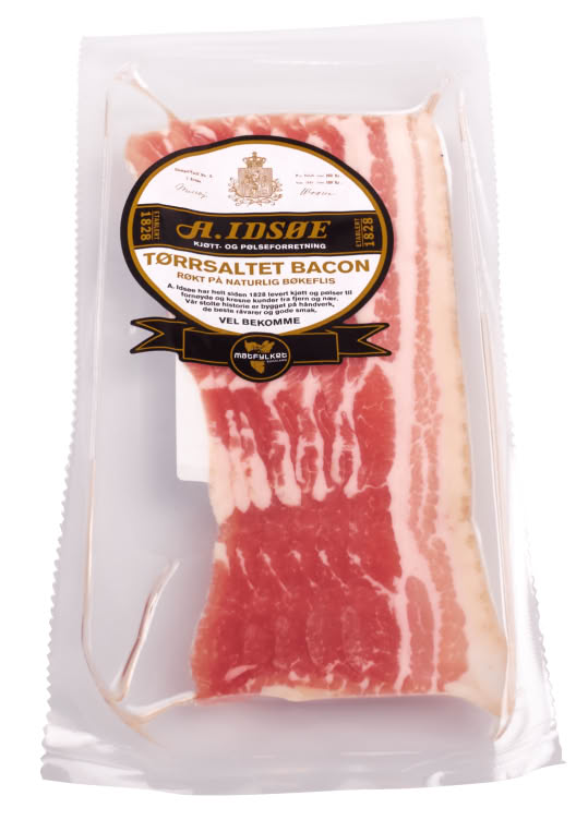 Bacon Tørrsaltet 100g Idsøe