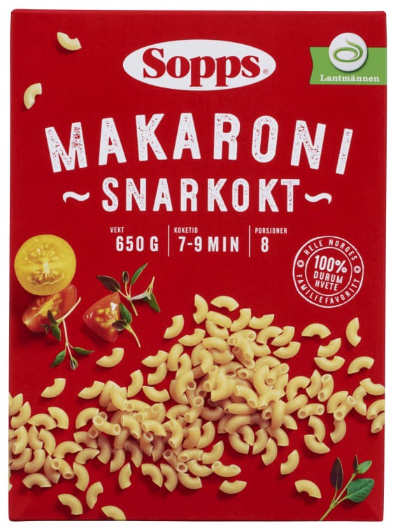 Makaroni Snarkokt 650g