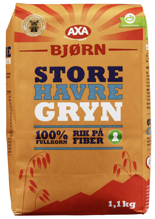 Havregryn Store 1,1kg Bjørn