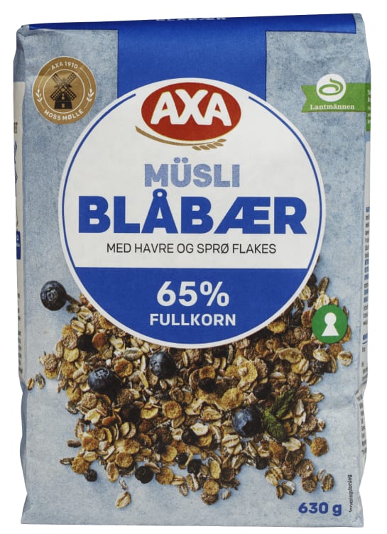 Musli Blåbær 630g