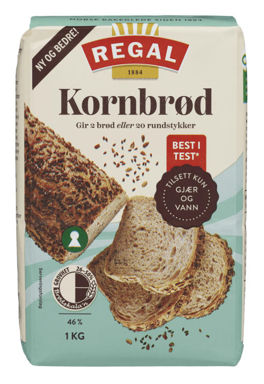 Kornbrød 1kg Regal