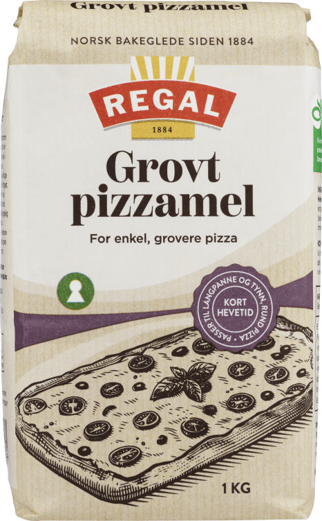 Pizzamel Grovt 1kg Regal