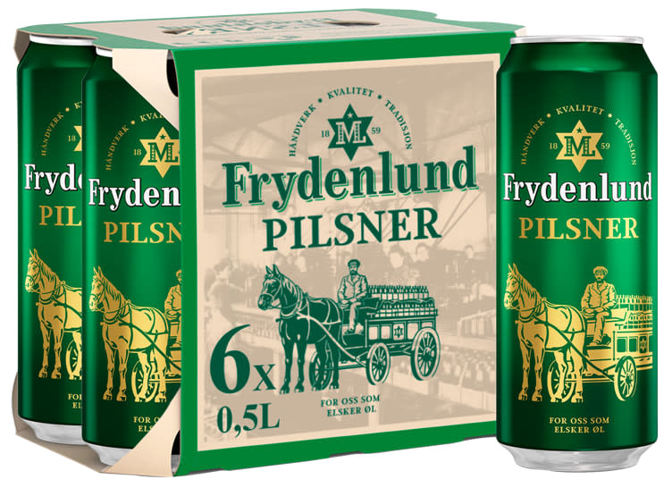 Frydenlund Pilsner 0,5lx6 boks