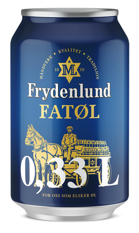 Frydenlund Fatøl 0,33l boks
