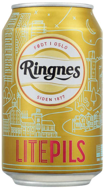 Ringnes Lite 0,33l boks