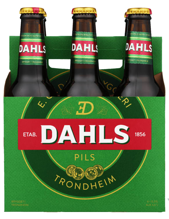 Dahls Pils 0,33lx6 flaske