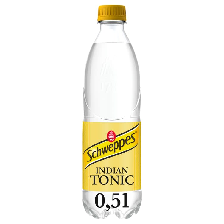 Tonic Water 0,5l flaske Schweppes