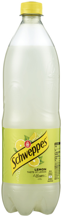 Lemon 1l flaske Schweppes