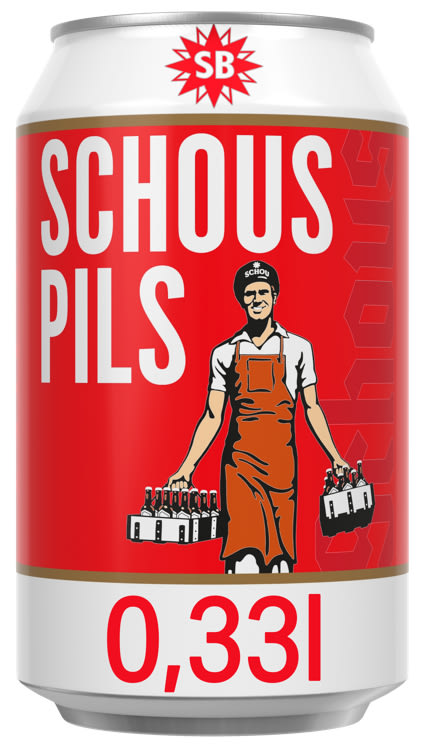 Schous Pilsner 0,33l boks