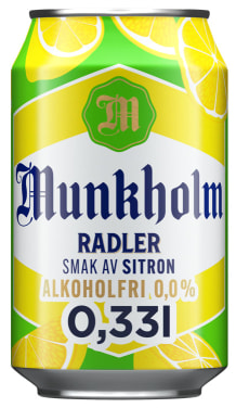 Munkholm Radler Sitron 0,33l boks