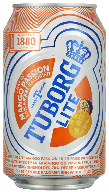 Tuborg Lite Mango Passion 0,33l boks