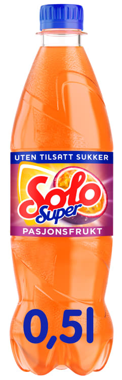 Solo Super Pasjonsfrukt 0,5l flaske