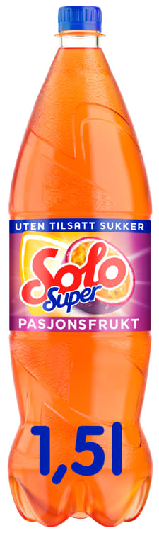 Solo Super Pasjonsfrukt 1,5l flaske