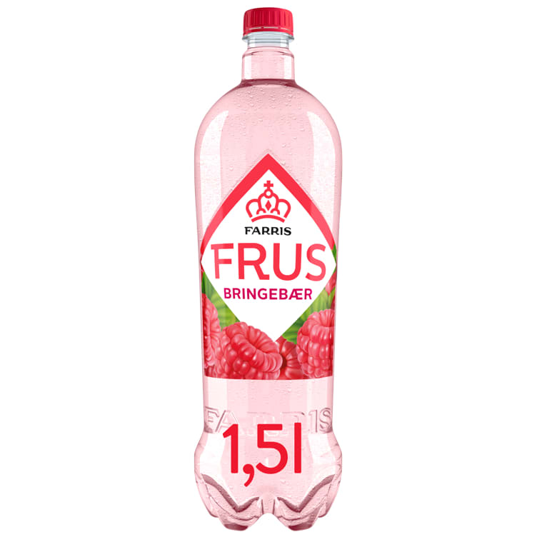 Farris Frus Bringebær 1,5l flaske