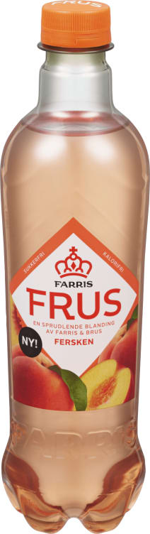 Farris Frus - Fersken 0,5l flaske | Meny.no