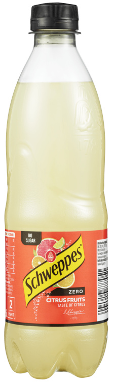 Product Image for Citrus Zero 0,5l flaske Schweppes