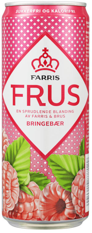 Frus Bringebær 0,33l boks