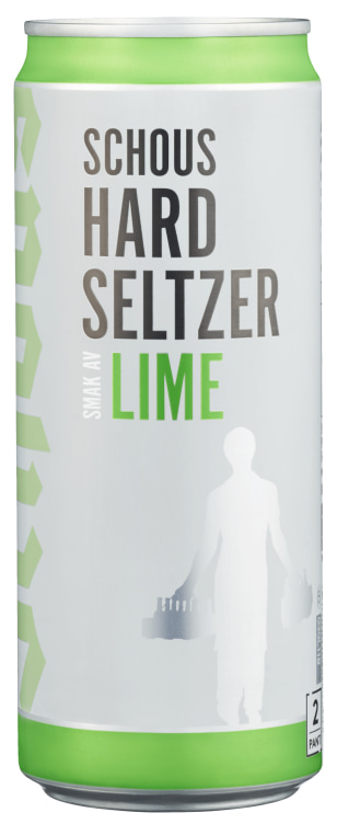Schous Hard Seltzer Lime 0,33l boks