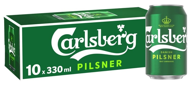 Carlsberg Pilsner 0,33lx10 boks