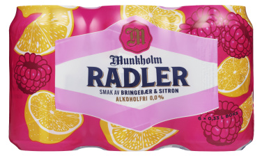 Munkholm Radler Br.Bær/Sitron 0,33lx6 boks