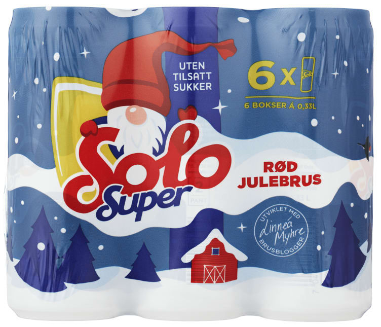 Solo Super Julebrus 0,33lx6 boks