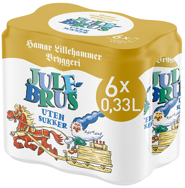 Julebrus Lett 0,33lx6 boks