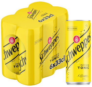 Tonic Water 0,33lx6 boks Schweppes