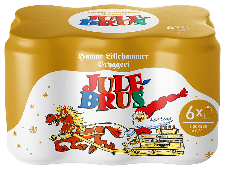 Hamar Julebrus 0,33lx6 boks