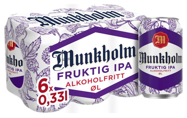 Munkholm Fruktig Ipa 0,33lx6 boks