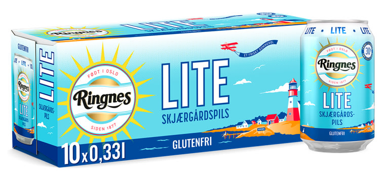 Skjærgårdspils Lite 0,33lx10 boks Ringnes