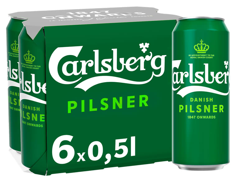 Carlsberg Pilsner 0,5lx6 boks