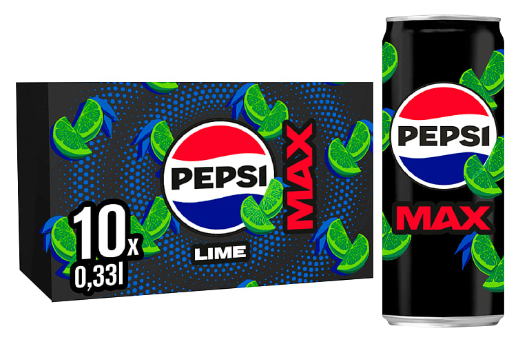 Pepsi Max Lime 0,33lx10 boks