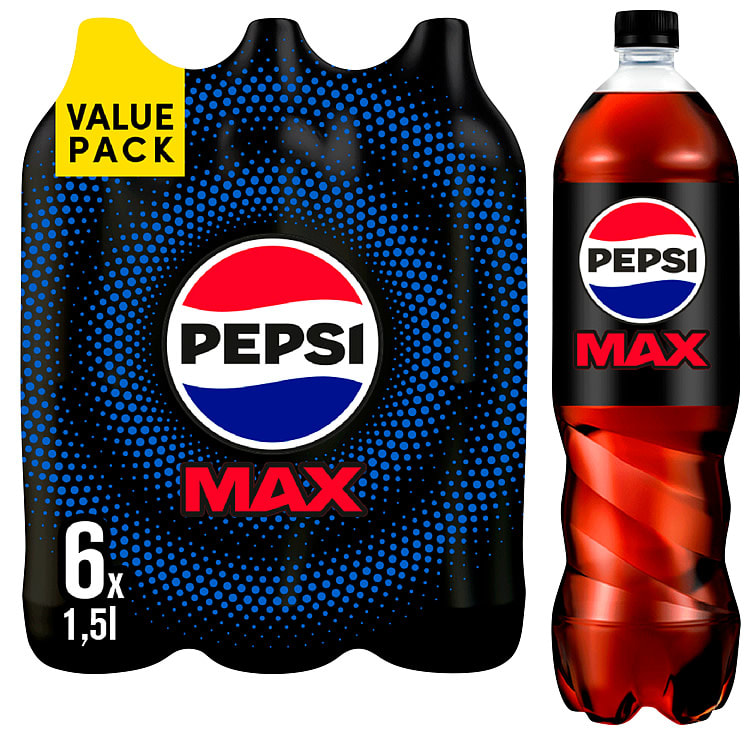 Pepsi Max 1,5lx6 flaske