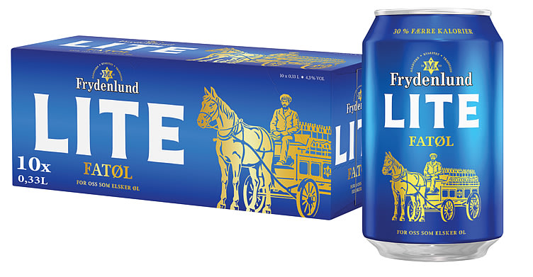 Frydenlund Fatøl Lite 0,33lx10 boks