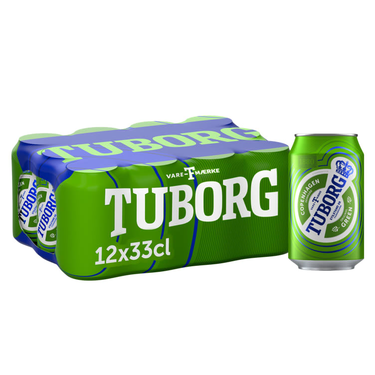 Tuborg Grønn 0,33lx12 boks