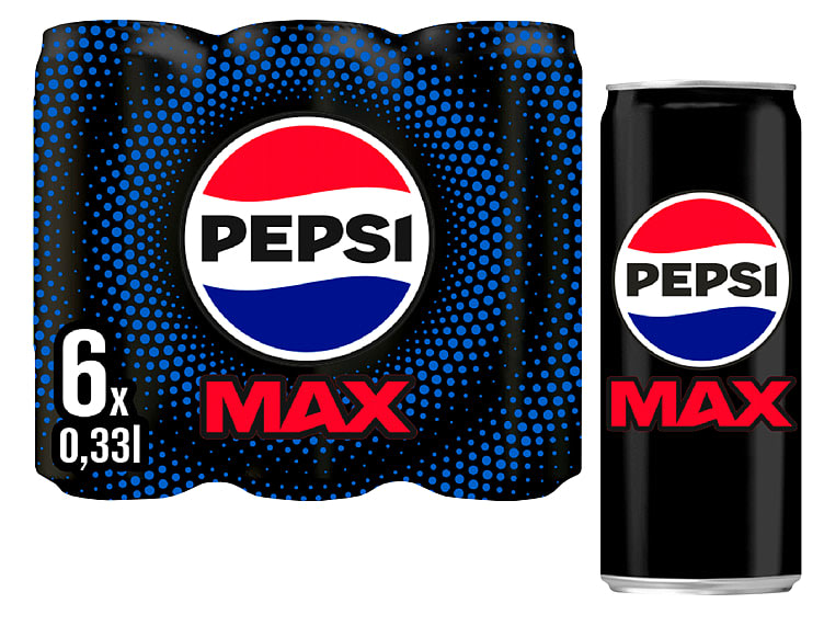 Pepsi Max 0,33lx6 boks