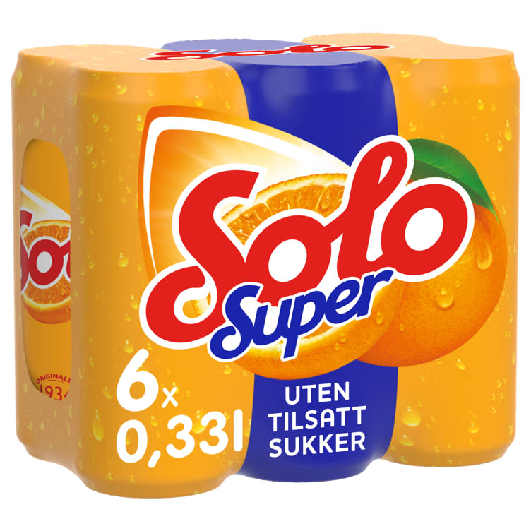 Solo Super 0,33lx6 boks Sleek