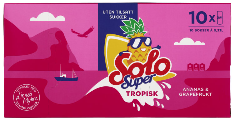 Bilde av Solo Super Tropisk 0,33lx10 boks